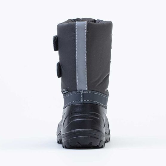 664119-41 Сноубутсы с липучками для мальчики серый фото №5