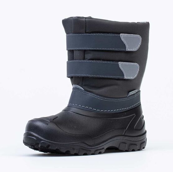 264013-41 Сноубутсы на липучках серый для мальчики серый