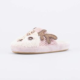 331309-11 Домашние тапочки Оленёнок для девочки розовый