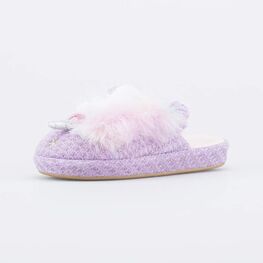 331310-11 Домашние тапочки Единорог для девочки сиреневый