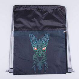 02708138-20 Мешок для сменной обуви Дикая кошка для мальчики черный