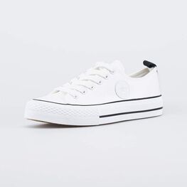 731180-11 Белые хлопковые кеды для мальчика-подростка для мальчики белый