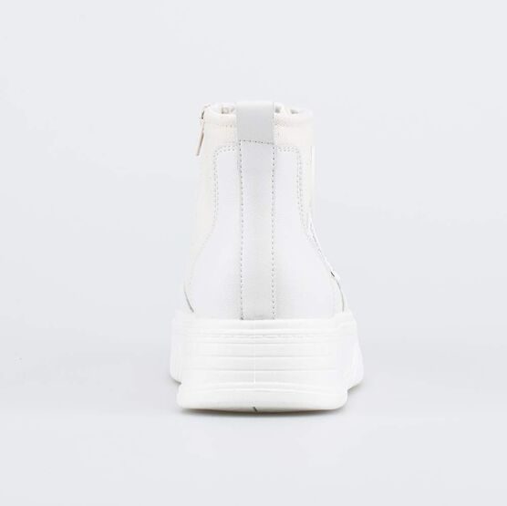 754080-12 Высокие кеды на молнии для девочки бежевый фото №5