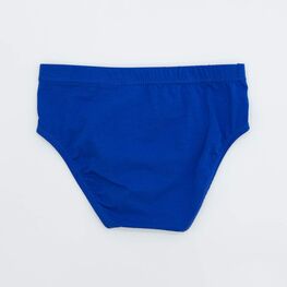 07755019-41 Трусы для мальчика 3 шт. для мальчики син-бел фото №3