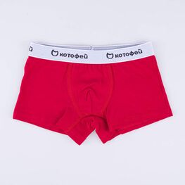 07755020-40 Комплект из 3-х трусов-боксеров для мальчика Красный для мальчики сер-кра-чер фото №2