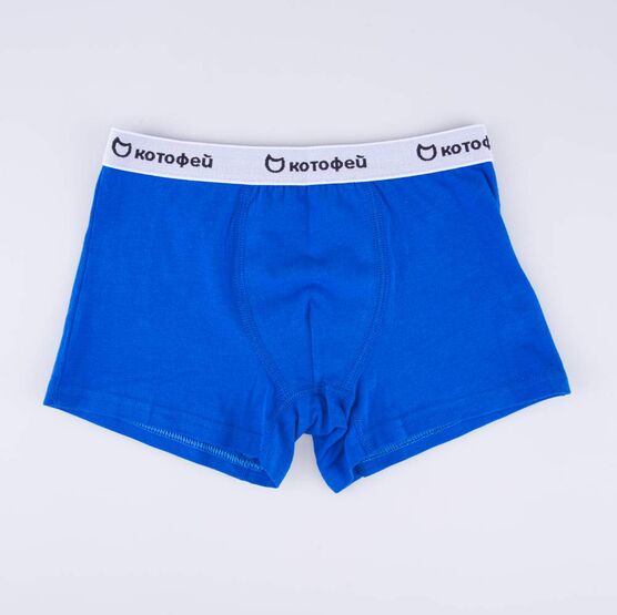 07755020-41 Трусы-боксеры для мальчика 3 шт. для мальчики син-бел фото №4