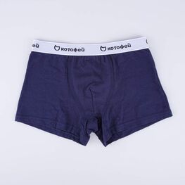 07755020-41 Трусы-боксеры для мальчика 3 шт. для мальчики син-бел фото №2