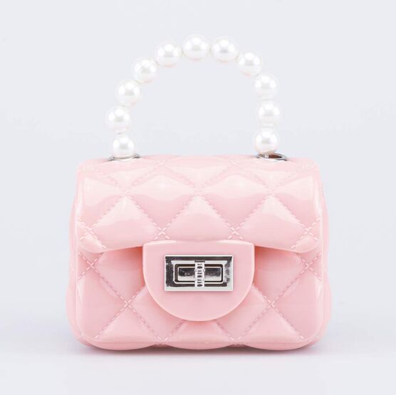 02809073-02 Мини сумка детская Жемчуг розовый для девочки розовый