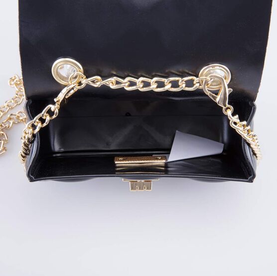 02809073-05 Мини сумка детская Жемчуг черный для девочки черный фото №5