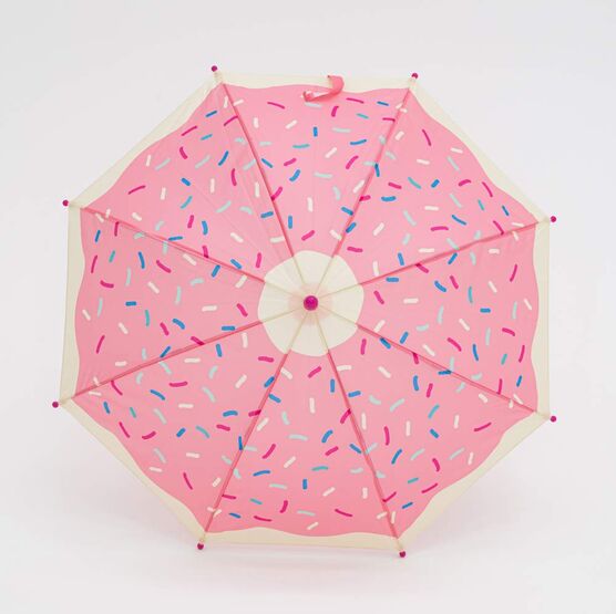 03807165-00 Зонт детский розовый Конфетти для девочки разноцветный фото №2
