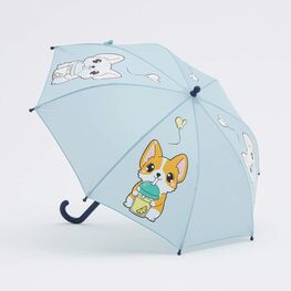 03807178-40 Зонт детский голубой для девочки голубой