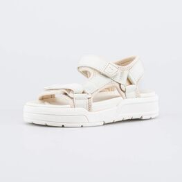 321004-11 Пляжные сандалии на липучках Бежевая карамель для девочки бежевый