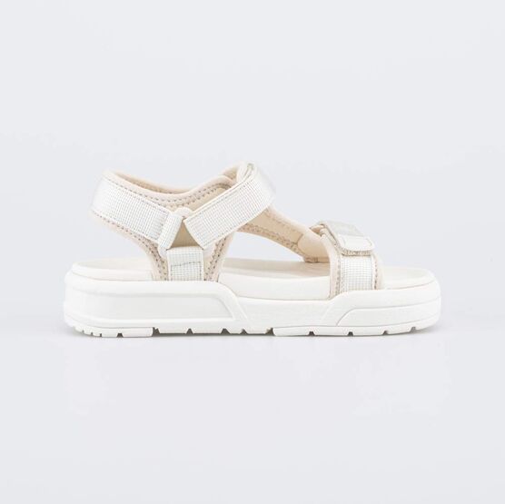 321004-11 Пляжные сандалии на липучках Бежевая карамель для девочки бежевый фото №2