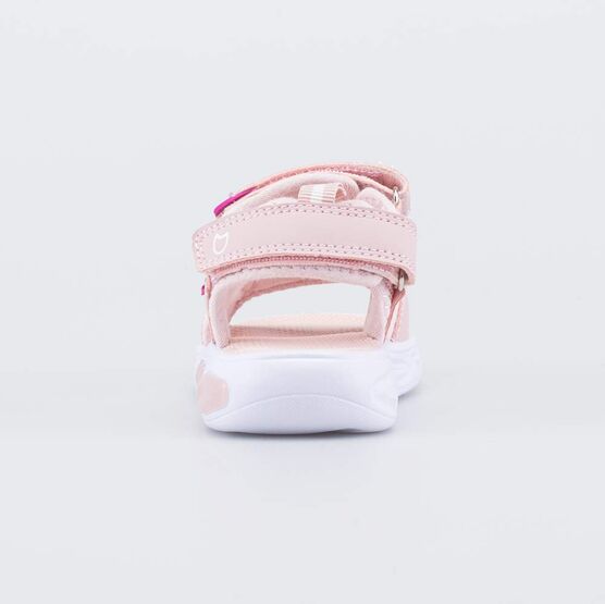 324073-12 Пляжные сандалии с LED Три кота для девочки розовый фото №5