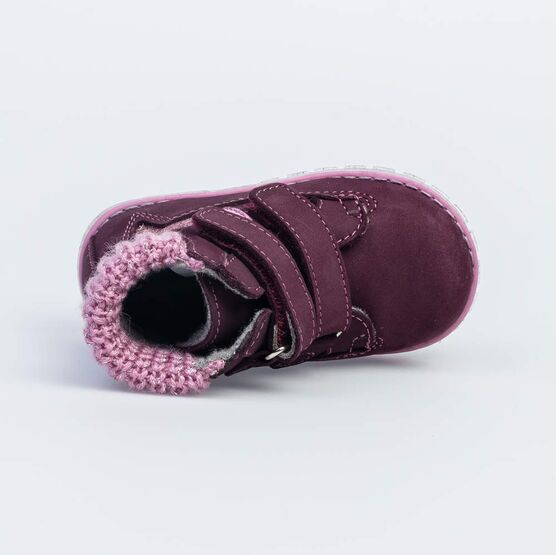 152213-34 Ботинки для девочки бордовый фото №5