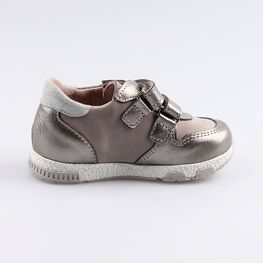 132135-23 Полуботинки для девочки сер-срб фото №2