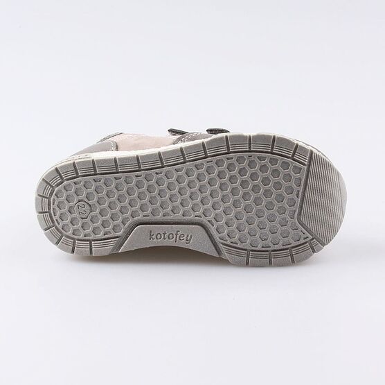 132135-23 Полуботинки для девочки сер-срб фото №3