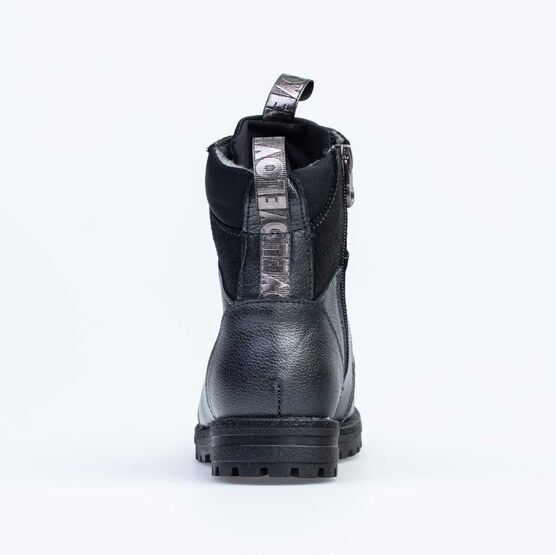 552223-31 Ботинки утепленные на весну/осень для девочки серый фото №5