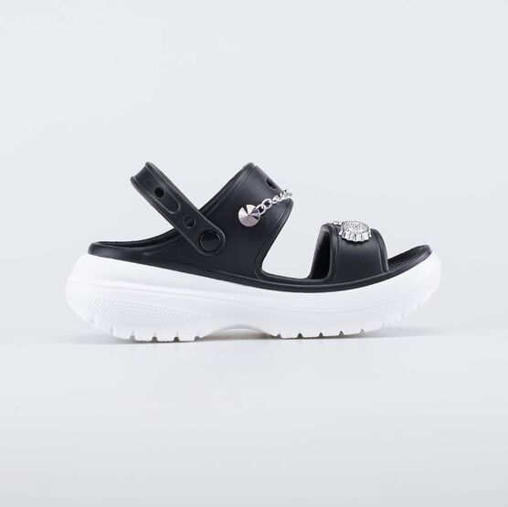 725090-02 Обувь для пляжа Рок-Звезда для девочки черный + белый фото №2