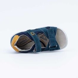 422070-22 Сандалии для мальчики син-жел фото №4