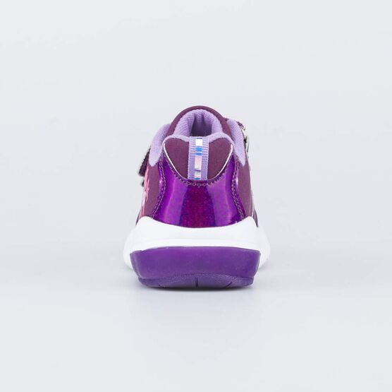 144231-72 Светящиеся кроссовки для девочки с LED и Softshell для девочки бордовый фото №5