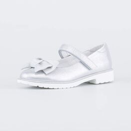 333021-24 Праздничные туфли для девочки серебрист.