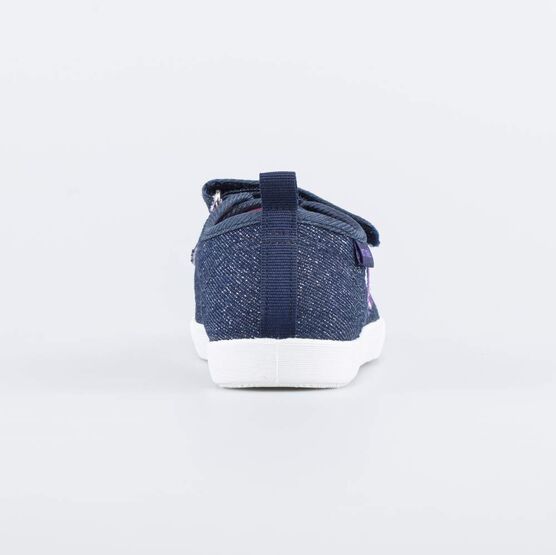 531285-11 Кеды на липучке Джинс темно-синий для девочки темно-синий фото №5