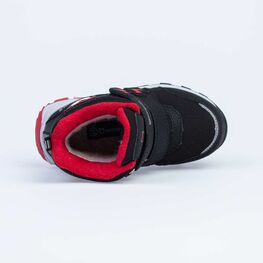 454822-41 Мембранные ботинки с LED-подсветкой для мальчики черно-красный фото №4