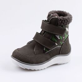 352255-52 Сапожки для мальчики серый