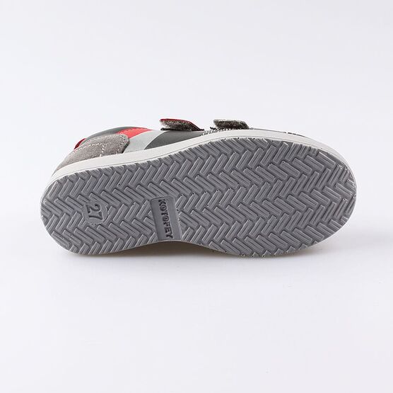 432129-25 Полуботинки для мальчики сер-кра фото №3