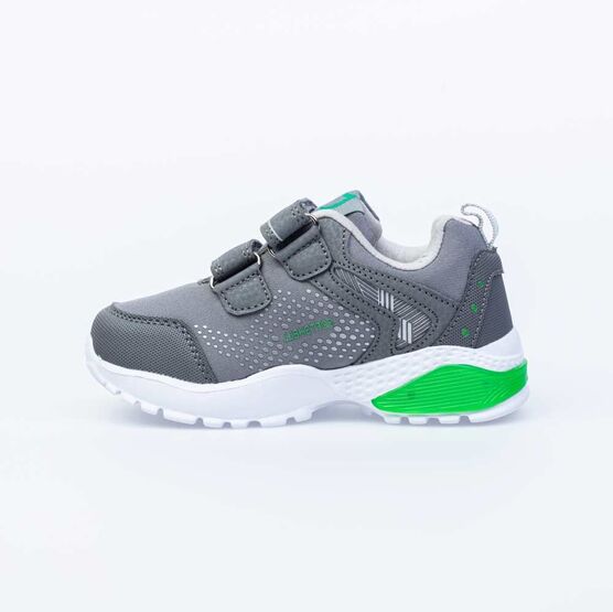 344254-72 Кроссовки для мальчики сер-зел фото №3