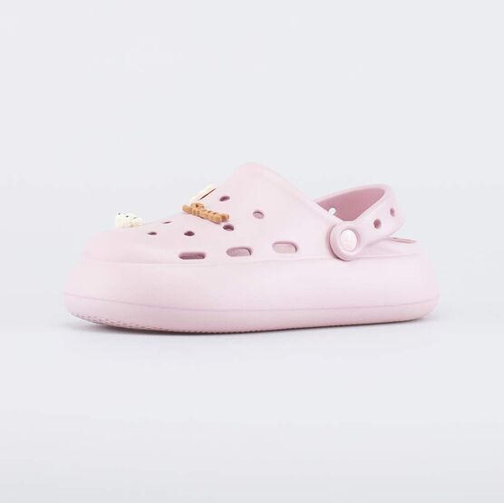 725095-01 Розовые сабо на лето Шоколадный мишка для девочки розовый