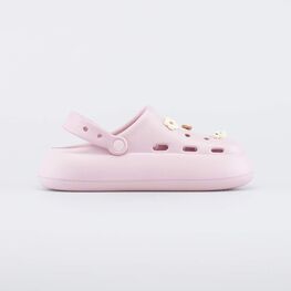 725095-01 Розовые сабо на лето Шоколадный мишка для девочки розовый фото №2