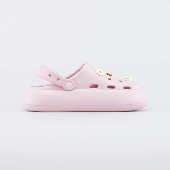 725095-01 Розовые сабо на лето Шоколадный мишка для девочки розовый фото №2