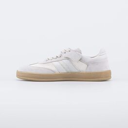 734050-74 Кожаные кеды для девочки-подростка Бежевый для девочки бежевый фото №2