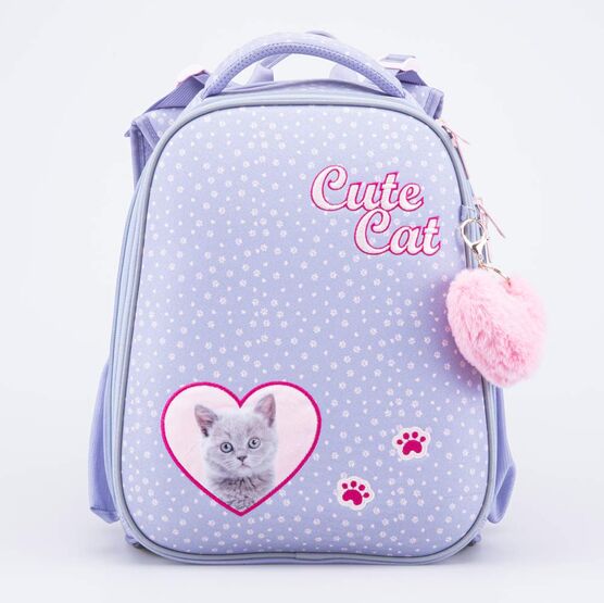 02804315-40 Рюкзак школьный св.серый для девочки св.серый