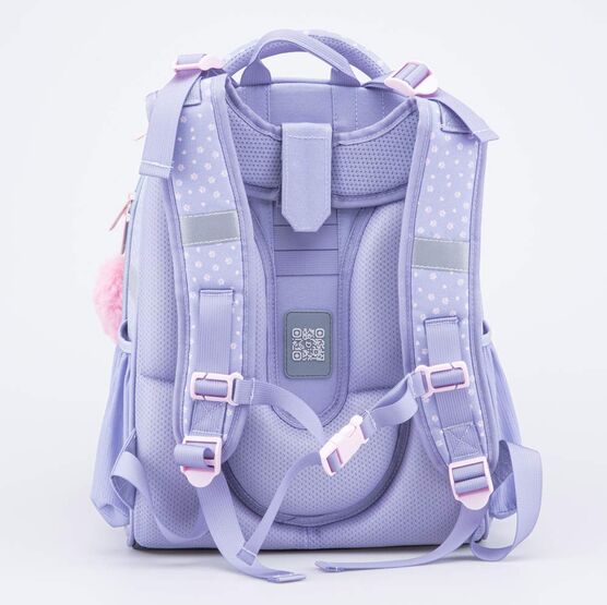 02804315-40 Рюкзак школьный св.серый для девочки св.серый фото №3