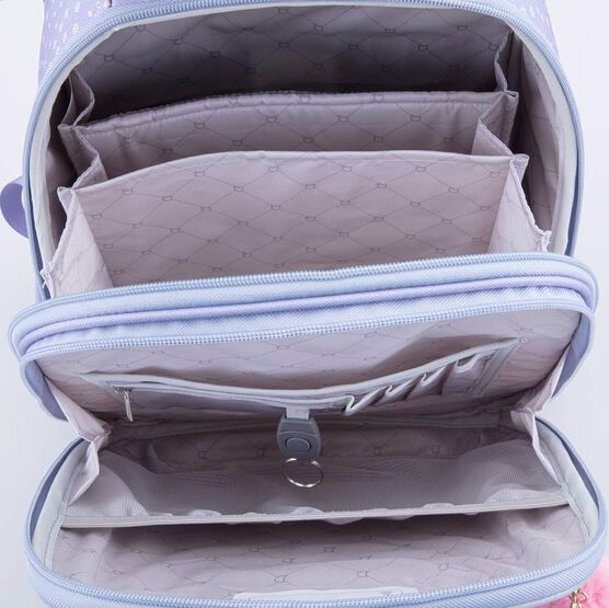 02804315-40 Рюкзак школьный св.серый для девочки св.серый фото №4