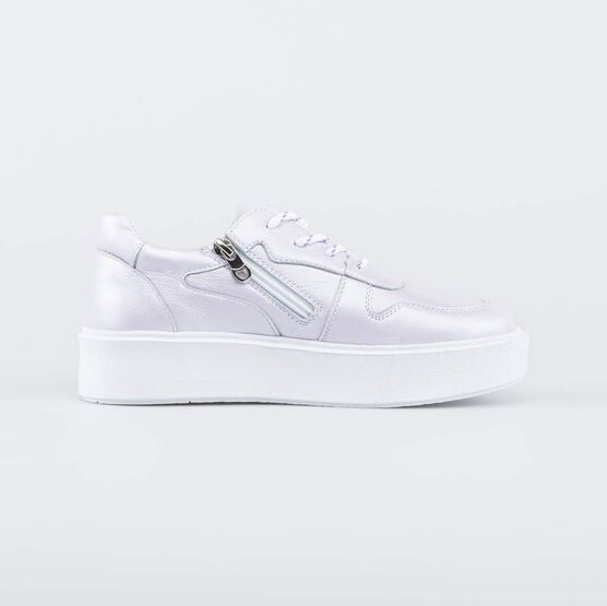 632348-22 Кожаные полуботинки для девочки сиреневый для девочки сиреневый фото №2