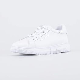 632349-71 Белые кожаные полуботинки для девочки белый