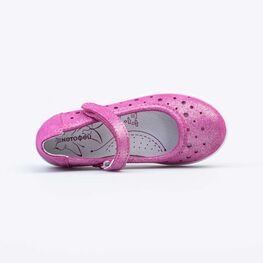 332135-25 Туфли-балетки для девочки для девочки фуксия фото №4