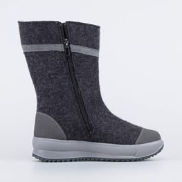 867083-41 Женские валенки на молнии для девочки темно-серый фото №2