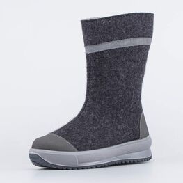 867083-41 Женские валенки на молнии для девочки темно-серый