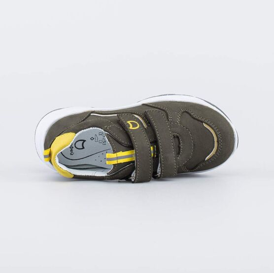 132169-23 Полуботинки на липучках для мальчики оливковый фото №4