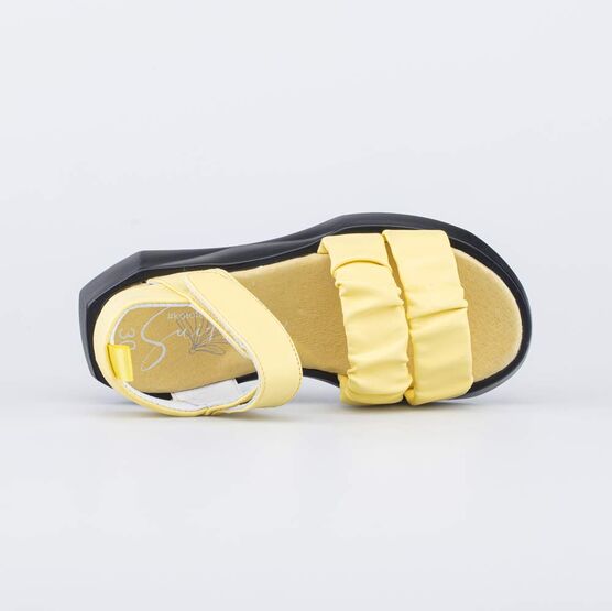 523066-22 Босоножки для девочки для девочки желтый фото №4