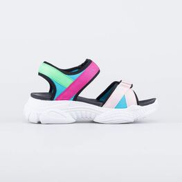 721009-12 Пляжные сандалии для девочки для девочки разноцветный фото №2