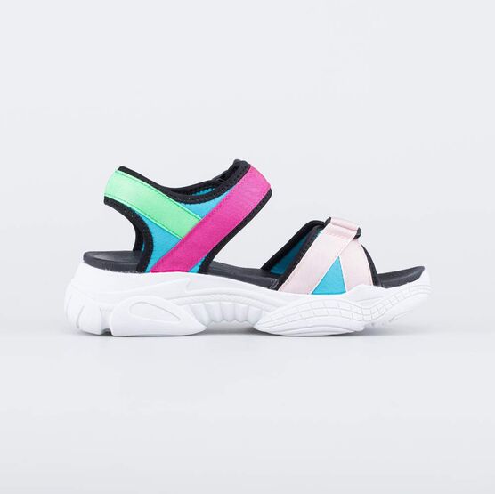 721009-12 Пляжные сандалии для девочки для девочки разноцветный фото №2