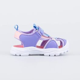 324059-11 Пляжные сандалии с закрытым носом для девочки сиреневый фото №2