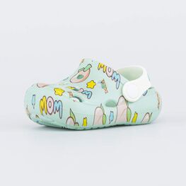 325123-01 Пляжные клоги для девочки для девочки мятный