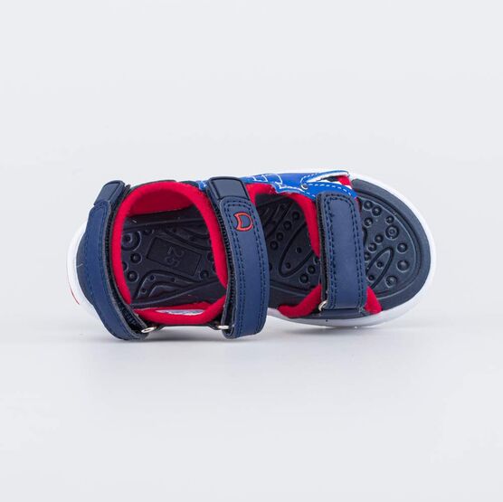 124028-12 Пляжные сандалии для мальчика для мальчики син-кра фото №4